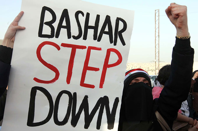 In Syria, demands for ''reform'' now ''downfall''