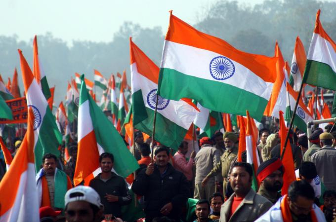 India flags
