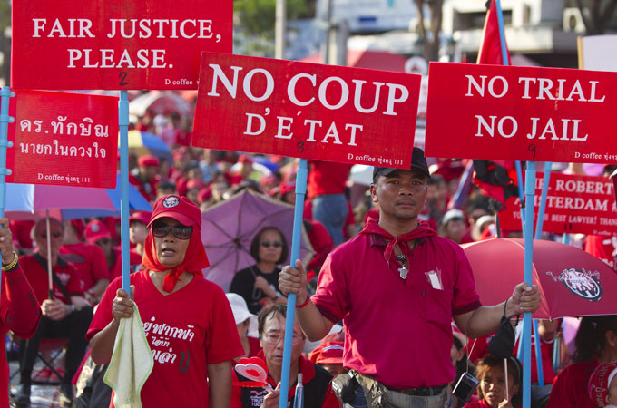 Thai red shirts