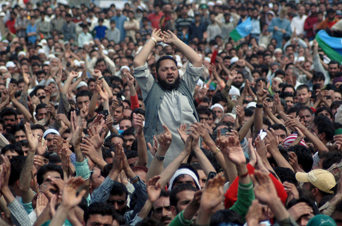 Kashmir rally