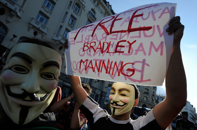 Anonymous protester