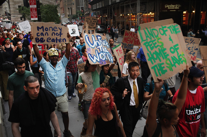 wall street protests