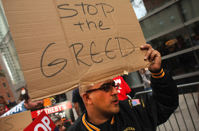 greed