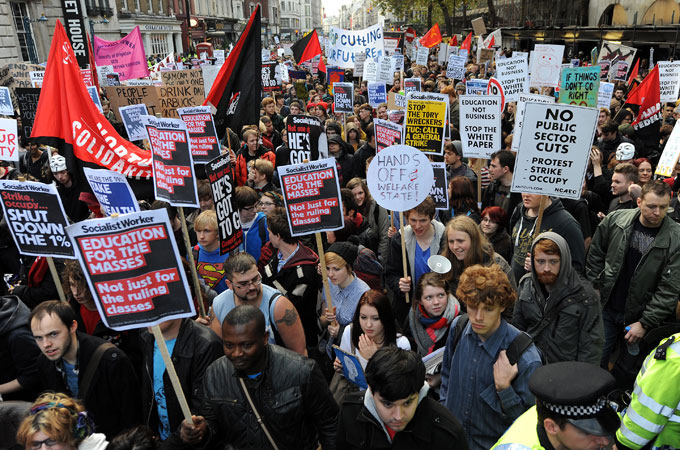 UK student protest