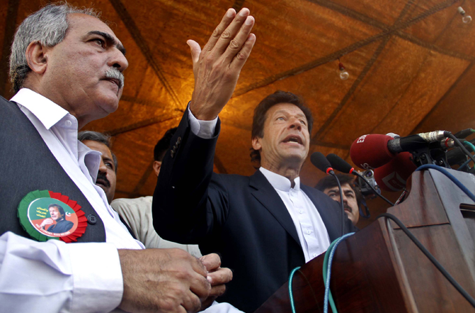 Imran Khan speaking