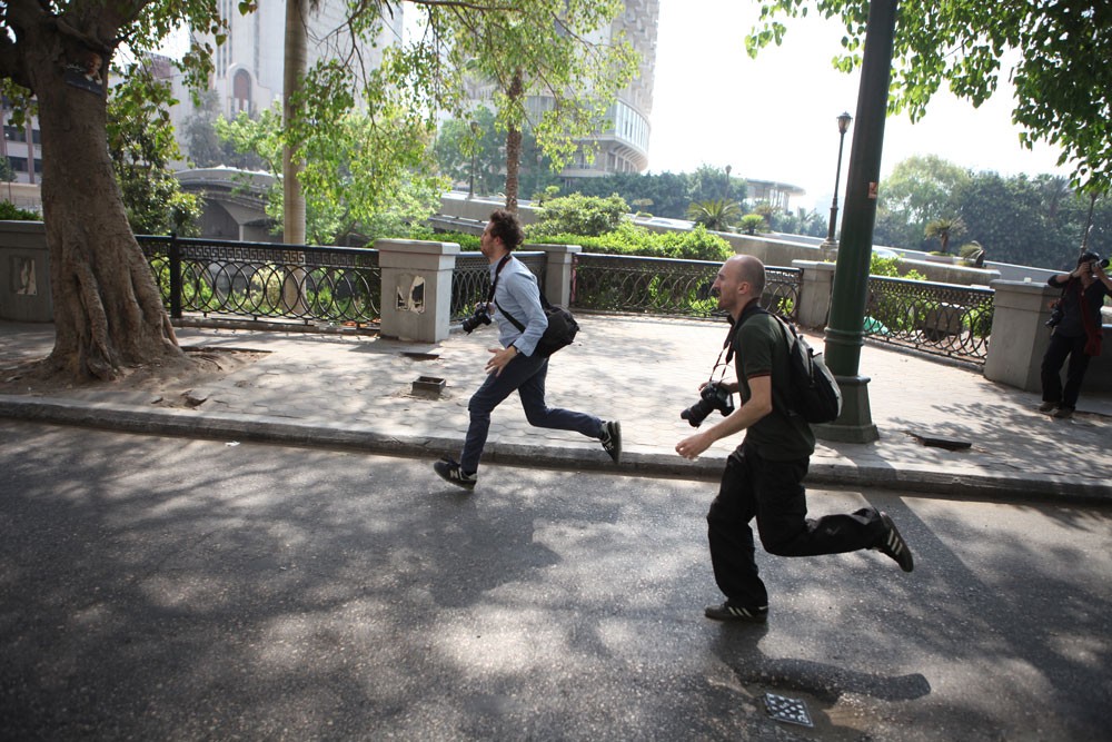 Hamdeen Sabahi campaigns in Cairo