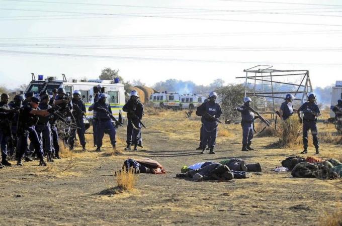 Seven striking mine workers killed in clashes with police in South Africa