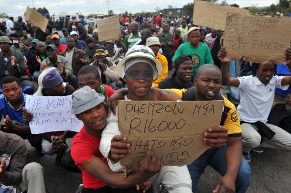 South anrica marikana miners