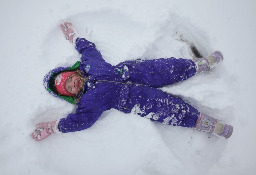 Angel in the snow