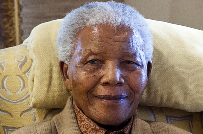 Former South African President Nelson Mandela