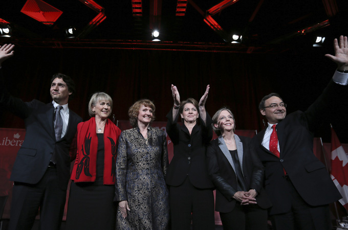 Liberal Party of Canada leadership election - Candidates group photo