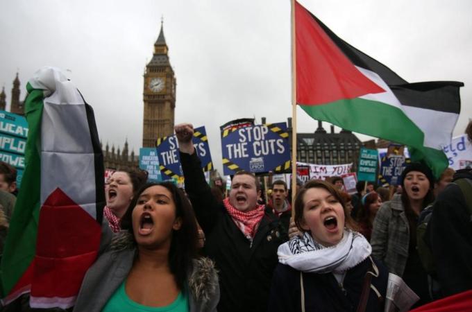 NUS protest