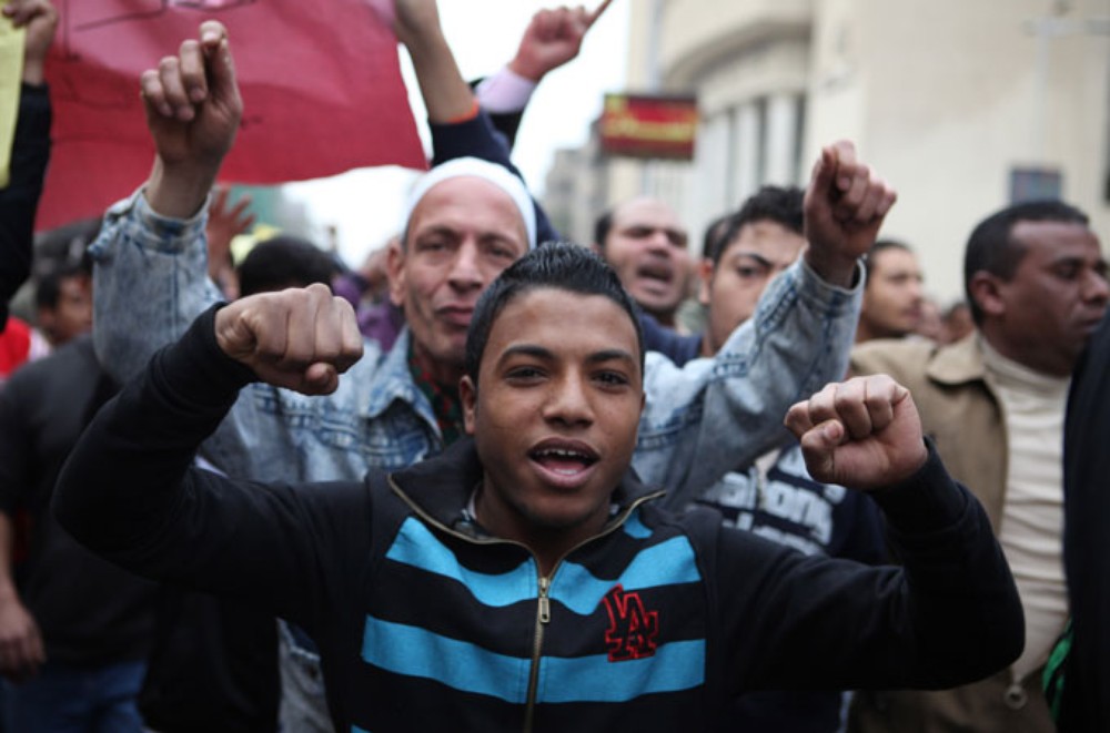 <p>On January 28, 2011, protesters in Imbaba - many of them children - marched through the streets, calling on their neighbours to rally against then president Hosni Mubarak.</p>
