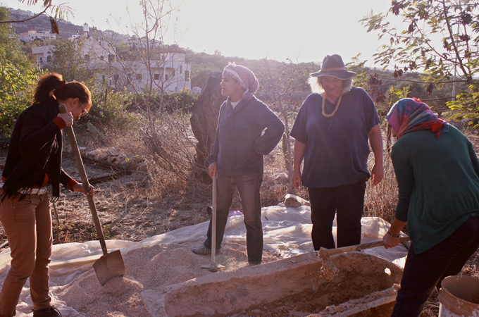 Growing crops internally provides an alternative to industrialised Israeli food products [Eric Reidy/Al Jazeera]