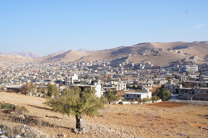 The hilltop Lebanese town of Arsal has seen a massive influx of Syrian refugees [Rebecca Murray/Al Jazeera]