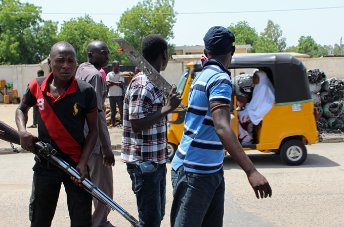 Nigeria's Civilian Joint Task Force has taken it upon itself to fight against Boko Haram [Ashionye Ogene/Al Jazeera]