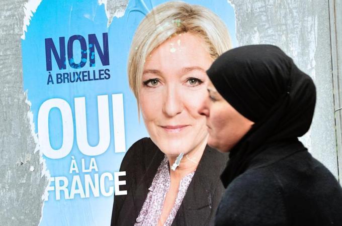 The far-right National Front won 24 out of France's 74 seats in the European Parliament [AFP]