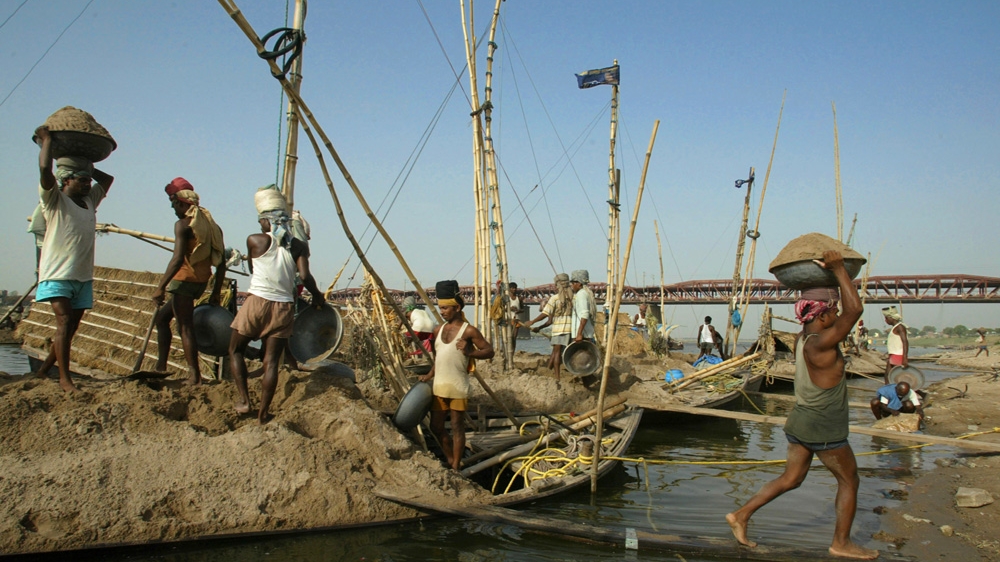 India sand mining