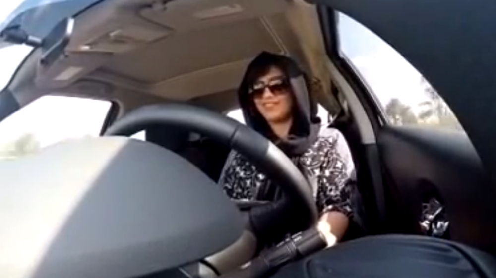 Loujain al-Hathloul driving