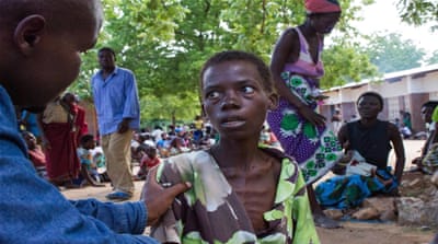 According to the UN, 174,000 people have been displaced by flooding [EPA]