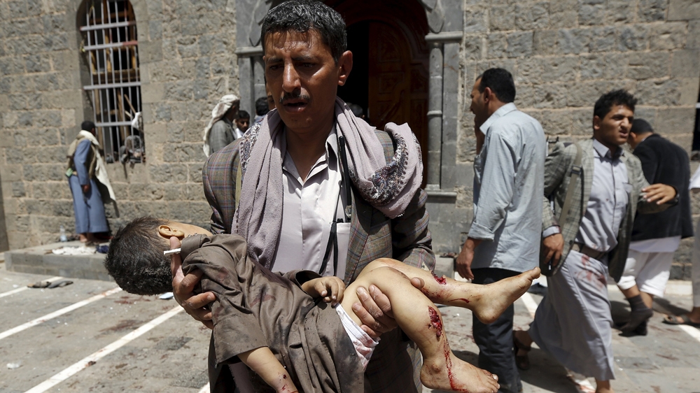 A second suicide bomber at the Badr mosque detonated his explosives when panicked worshippers tried to flee [Reuters]