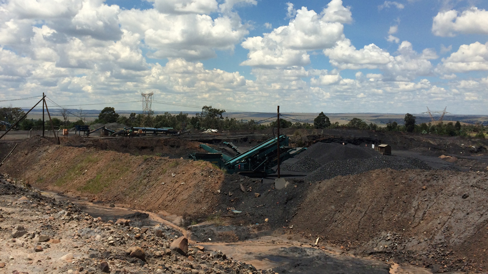 With 22 collieries and 12 coal-fired power stations, Mpumalanga faces serious environmental damage [Victoria Schneider/Al Jazeera]