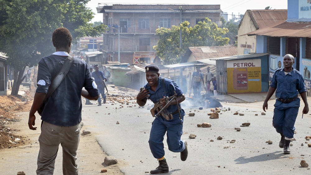  Burundi has been hit by violence since the April announcement that President Pierre Nkurunziza would run for a third term in presidential elections set for July 15 [AP] 