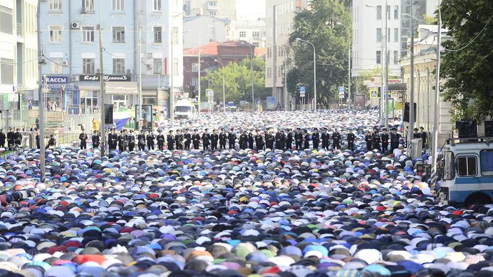 Moscow muslims