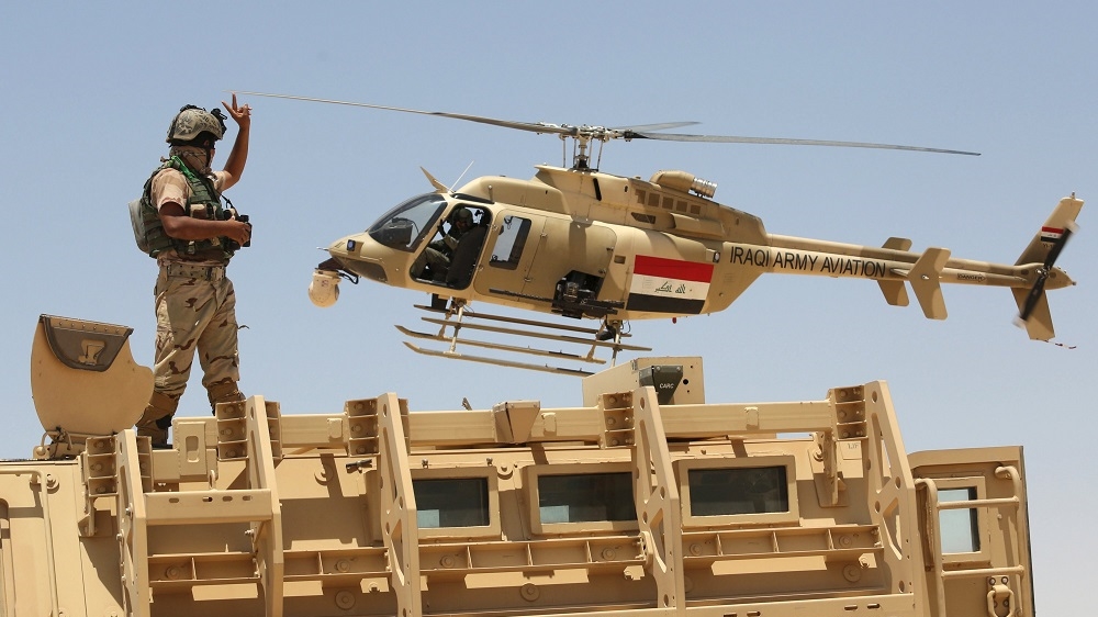 During its eight-year occupation of Iraq, the US spent $25bn training and rebuilding the Iraqi military [Reuters]
