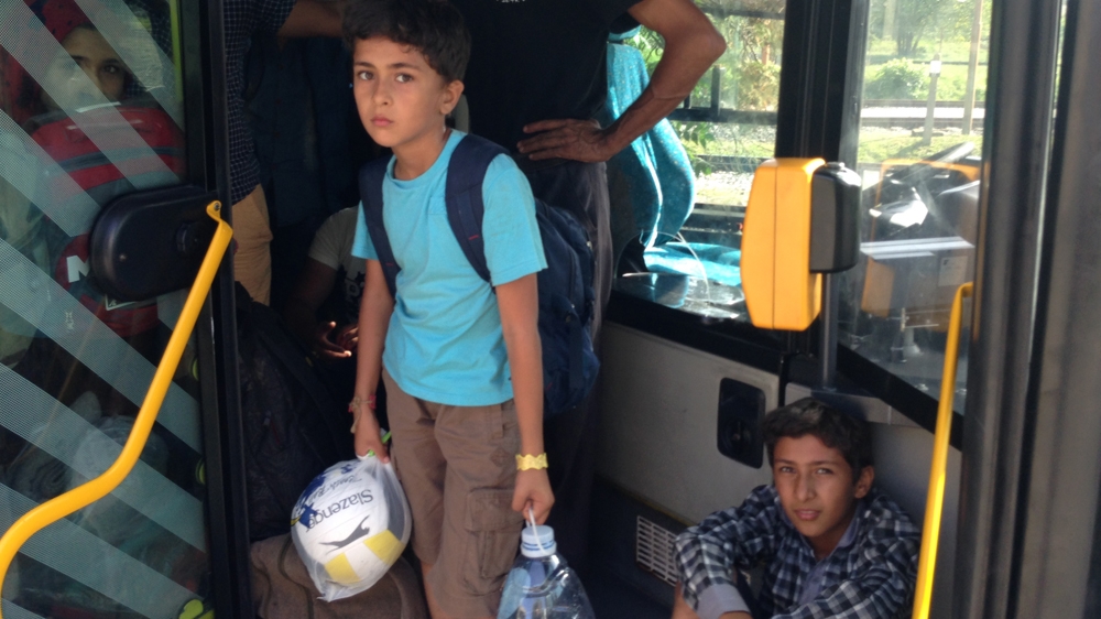 croatia refugee kids