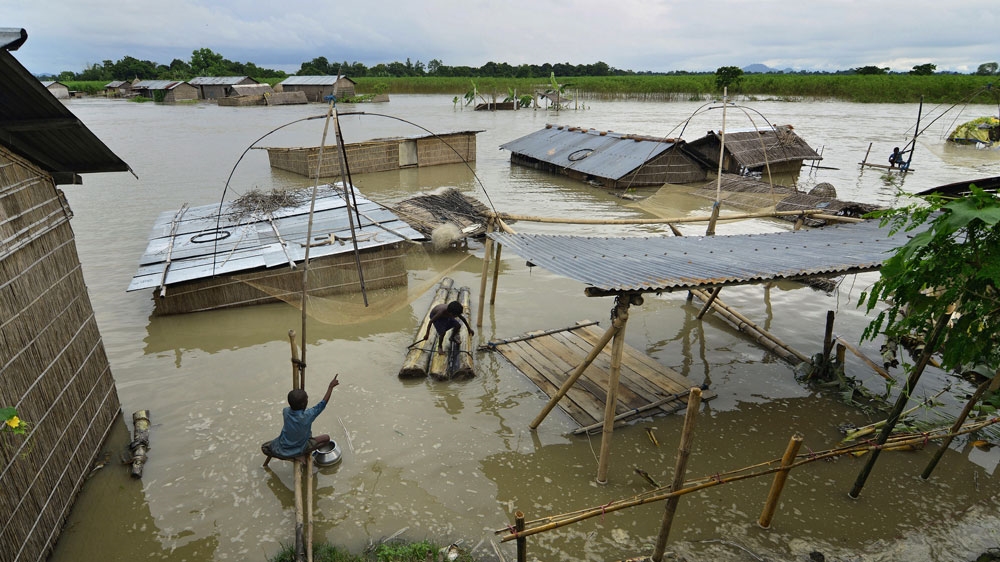 India’s monsoon floods linger on