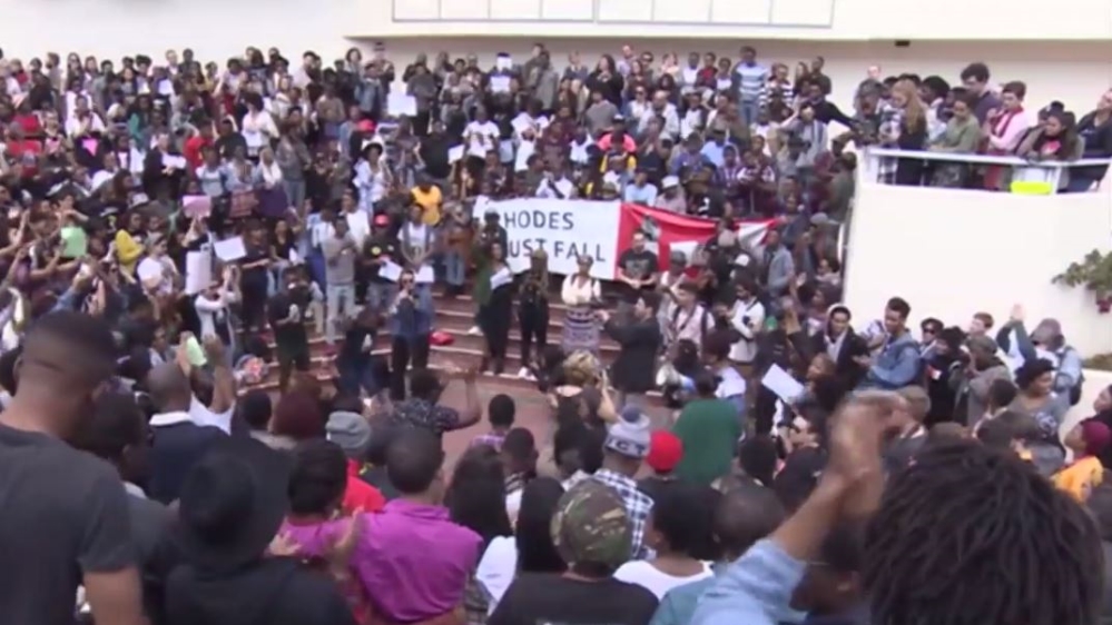 south africa racism protest