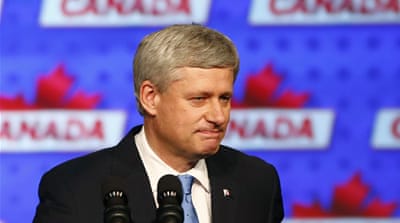 Stephen Harper admits defeat