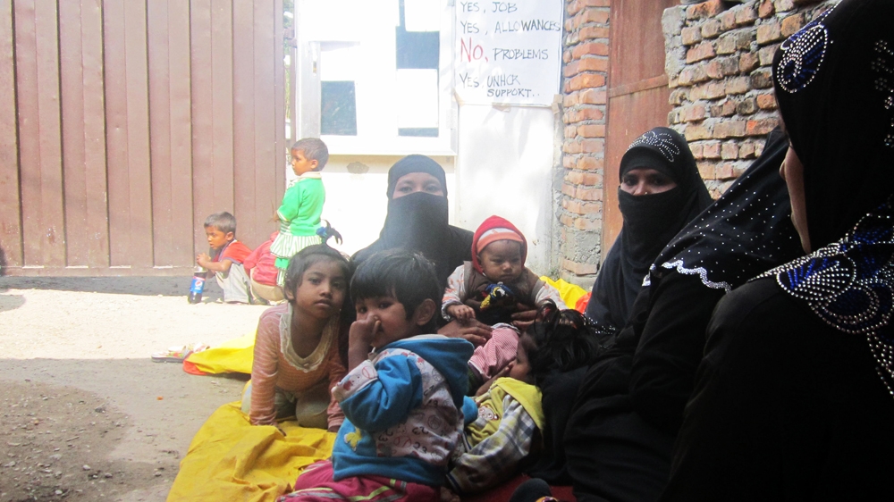 About 100 of the urban refugees registered in Nepal are Rohingya [Deepak Adhikhari/Al Jazeera]