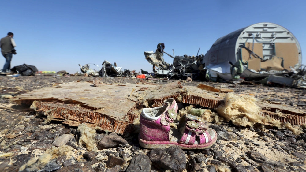 Russian plane crashes in Egypt with 224 aboard