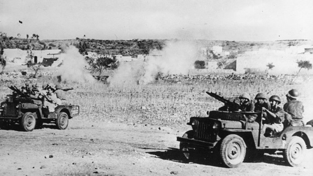 HAGANAH ATTACKING PALESTINIAN VILLAGES