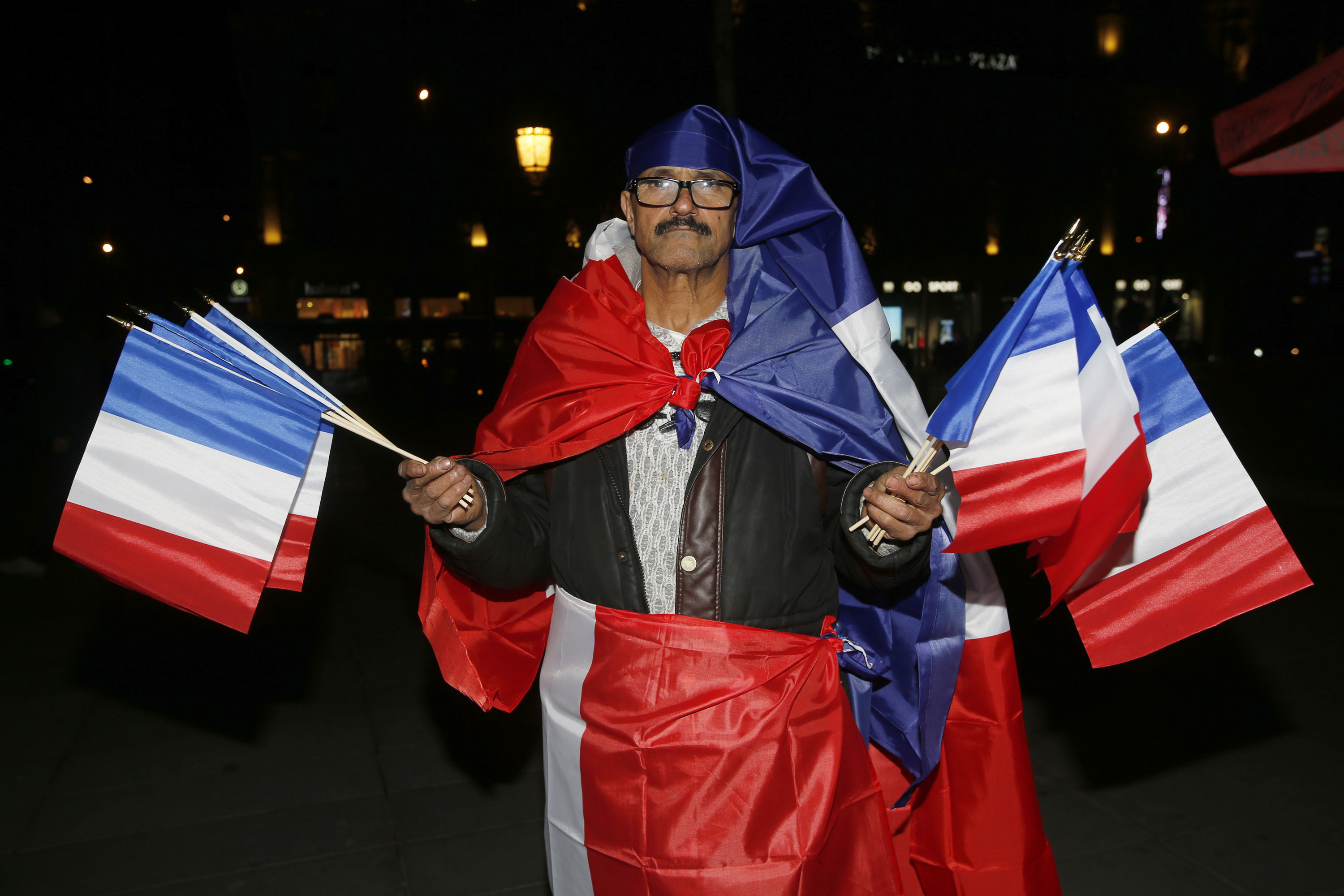 Tribute to the victims of the Paris attacks.