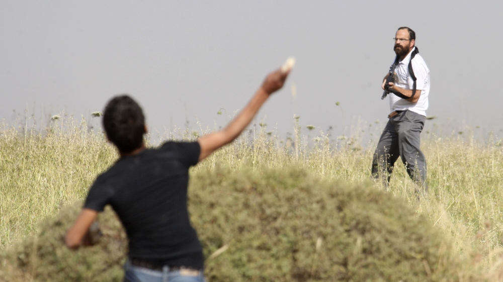 armed settlers