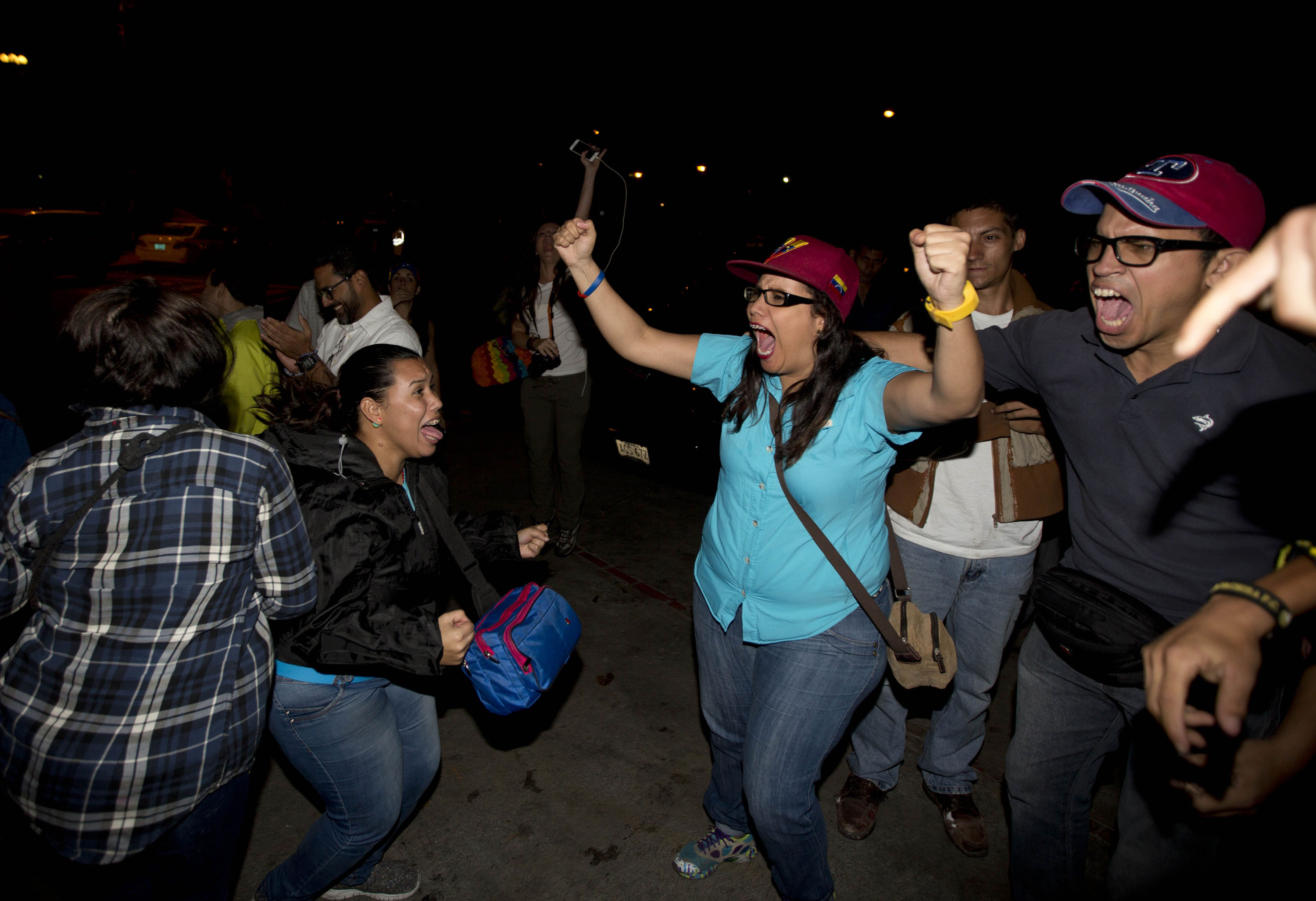 Venezuela election celebration
