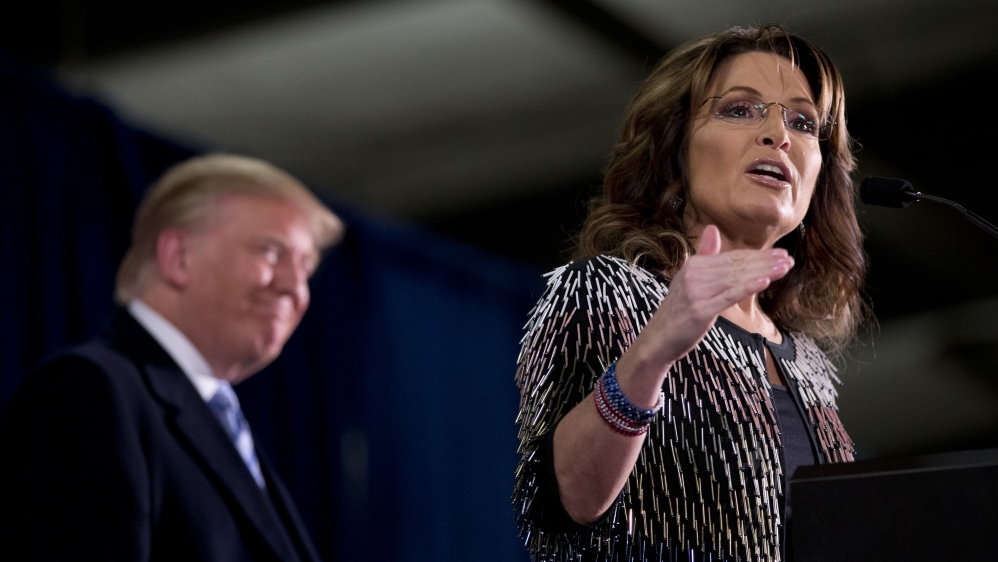 Donald Trump, Sarah Palin