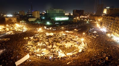 Five years ago, Egyptians joined the Arab Spring by taking to the streets to demand that President Hosni Mubarak stand down [Reuters]