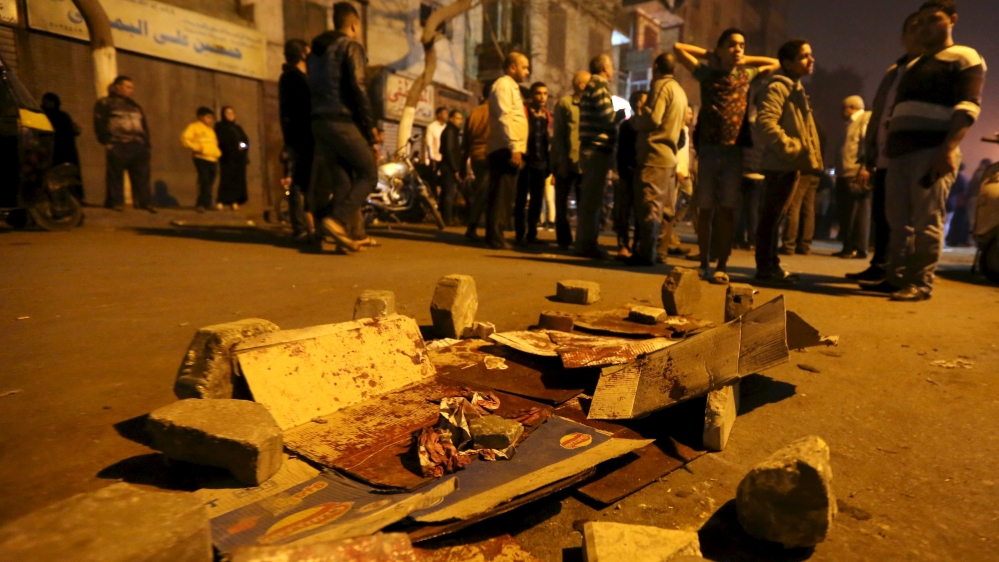 Bloodstains marked the spot where Ismail was killed by a “low-ranking” police officer on Thursday