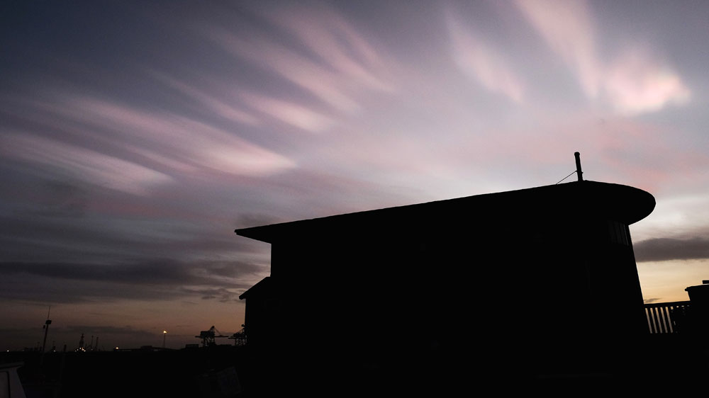 High-level nacreous clouds