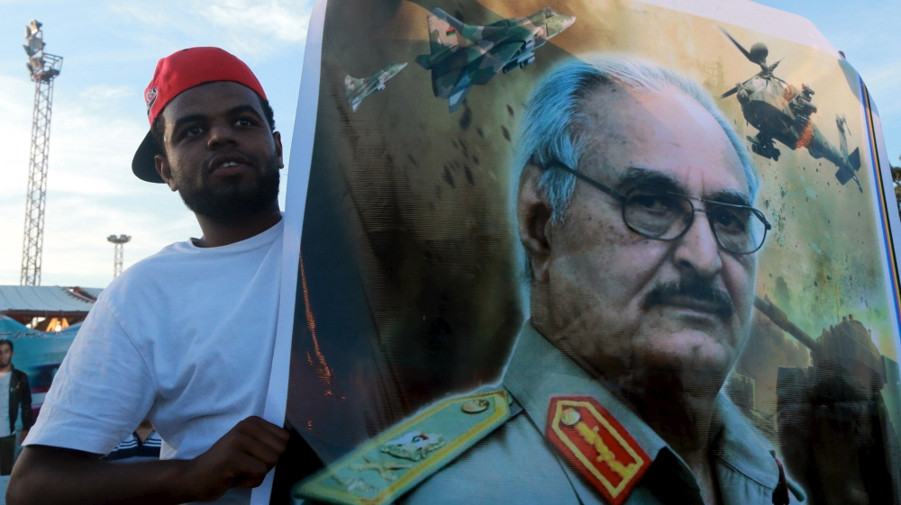 Haftar's forces have driven conservative armed groups out of most of Benghazi [Reuters]