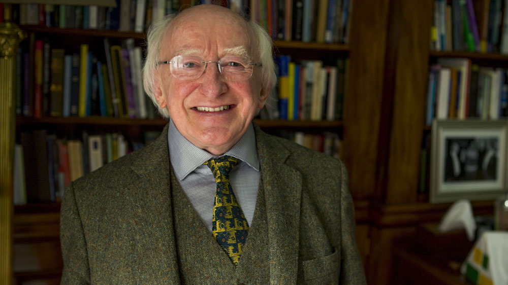 Michael D Higgins, president of Ireland [Barbara McCarthy/Al Jazeera]
