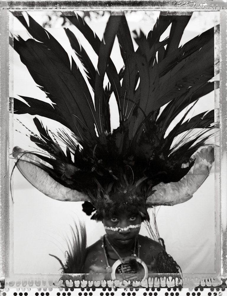A Sing-Sing performer at the Goroka Show in the Eastern Highlands. 2011 [Stephen Dupont/Al Jazeera]