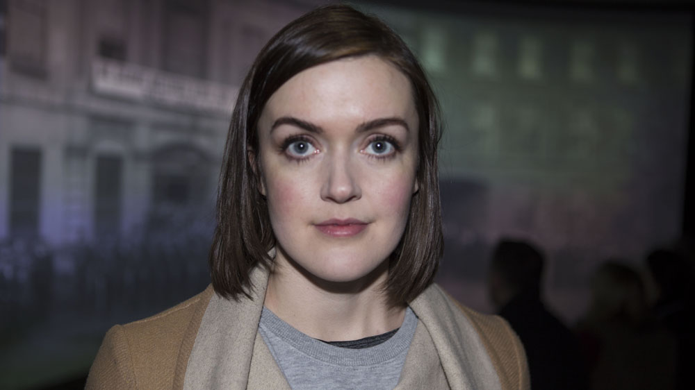 Aoibheann McCann, actress [Barbara McCarthy/Al Jazeera]
