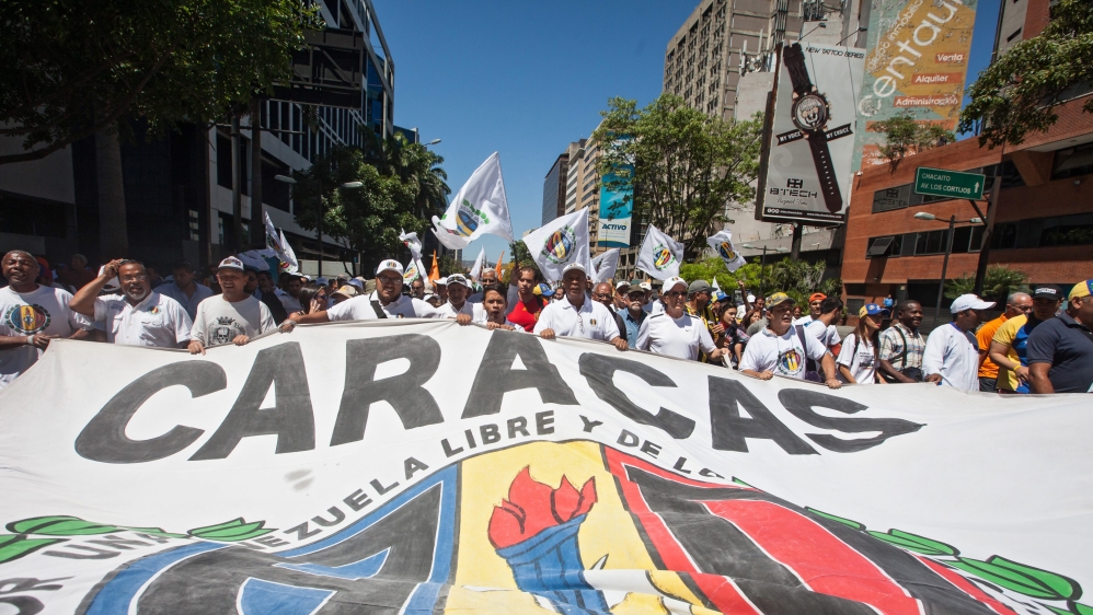 Protests against Presiodent Maduro in Venezuela