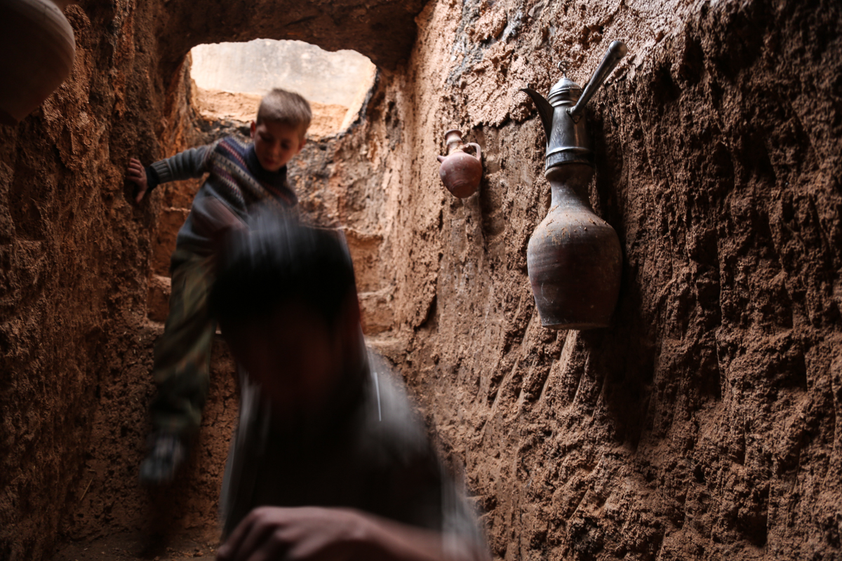 Syrian home destroyed