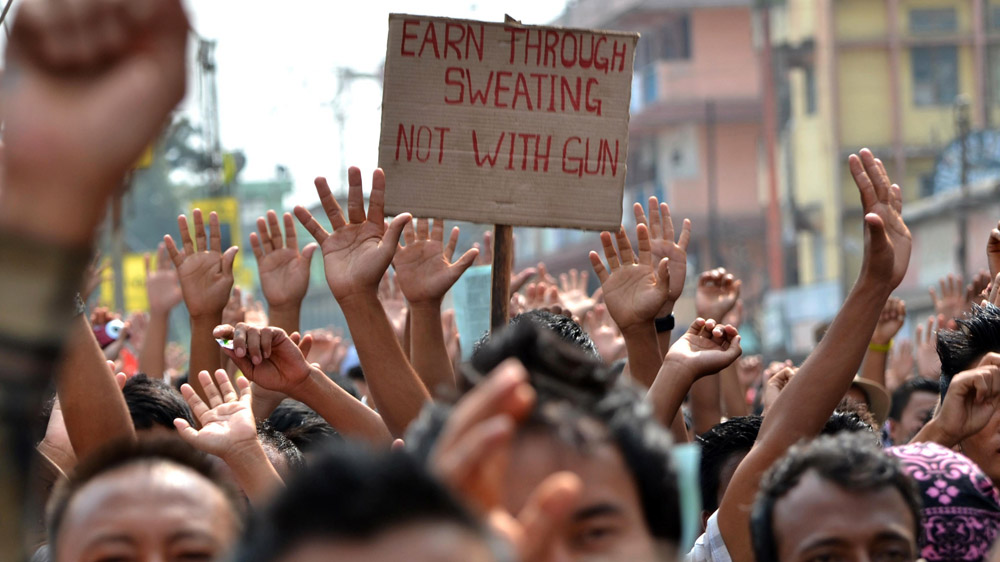 nagaland protest